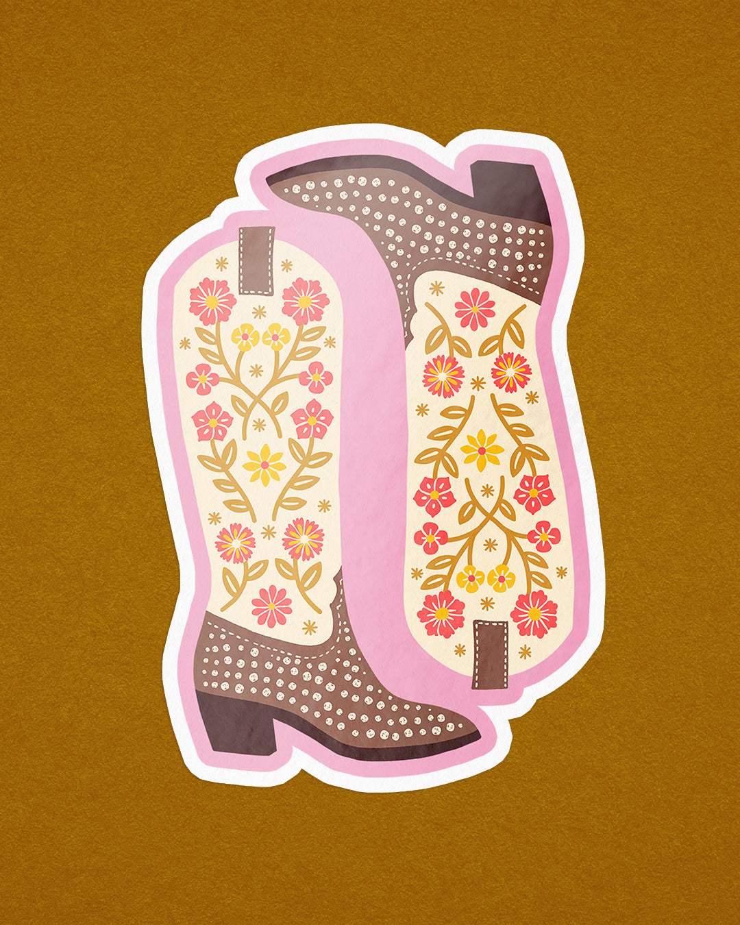 Cowgirl Boots Sticker