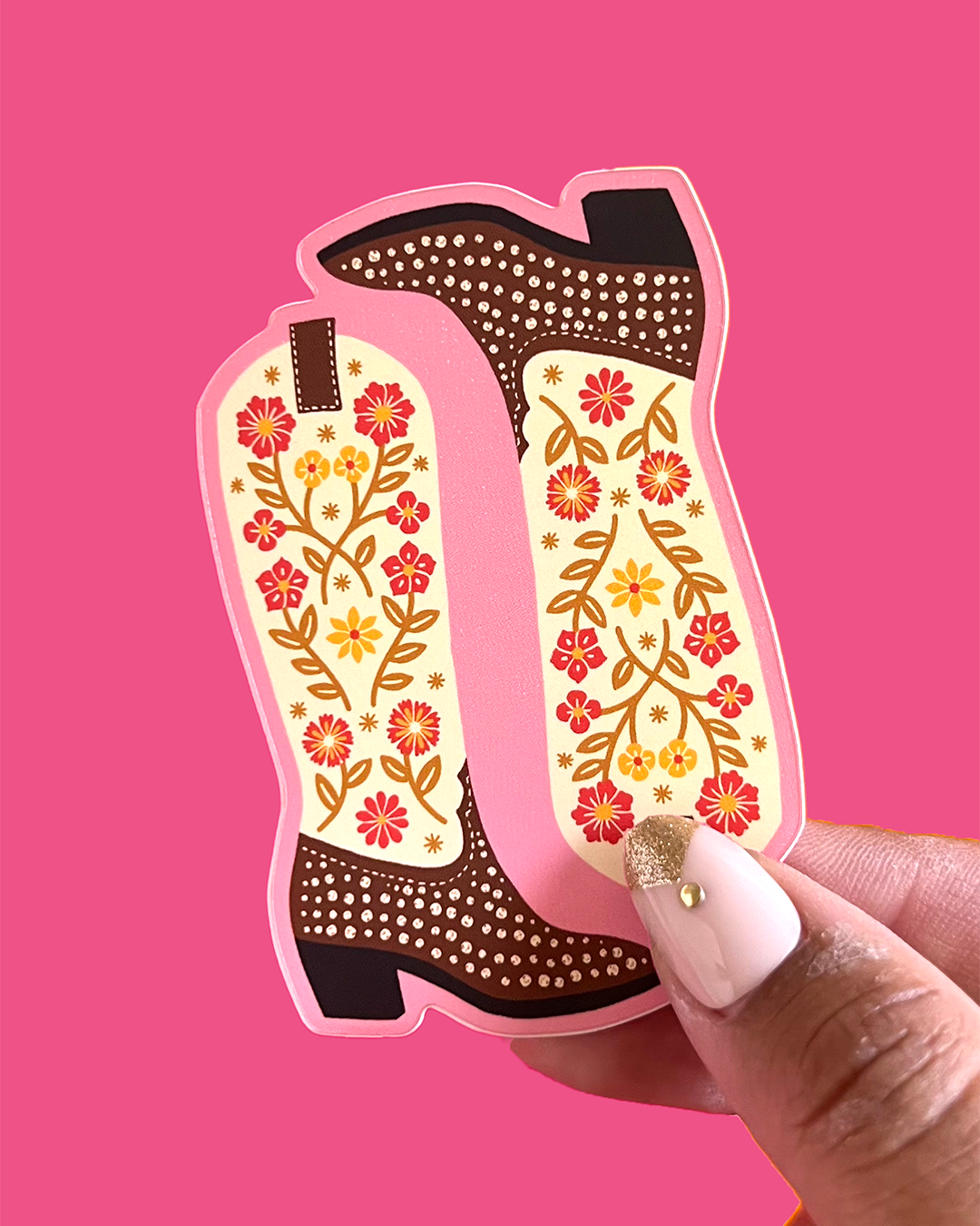 Cowgirl Boots Sticker