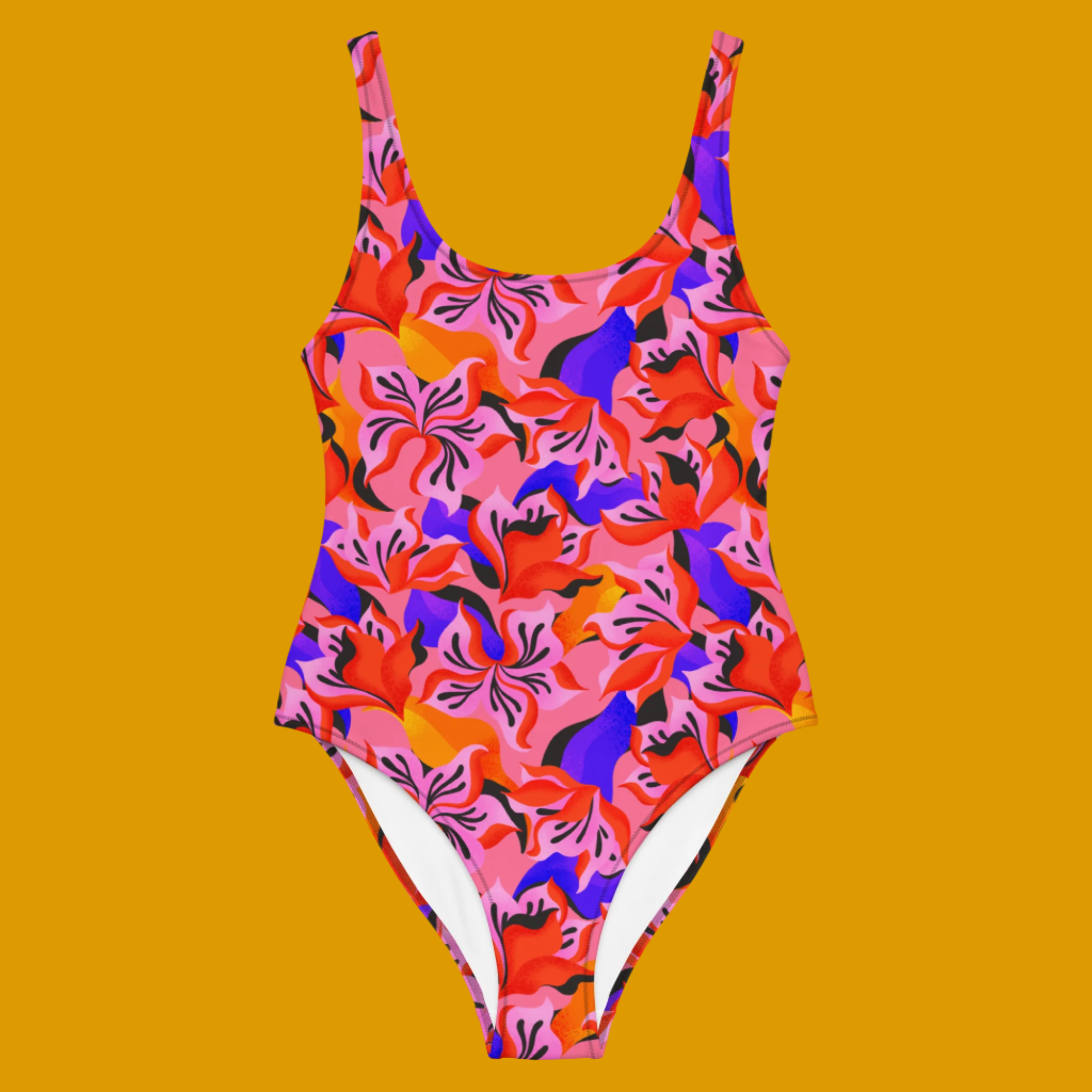 Sunset Florals One-Piece Swimsuit