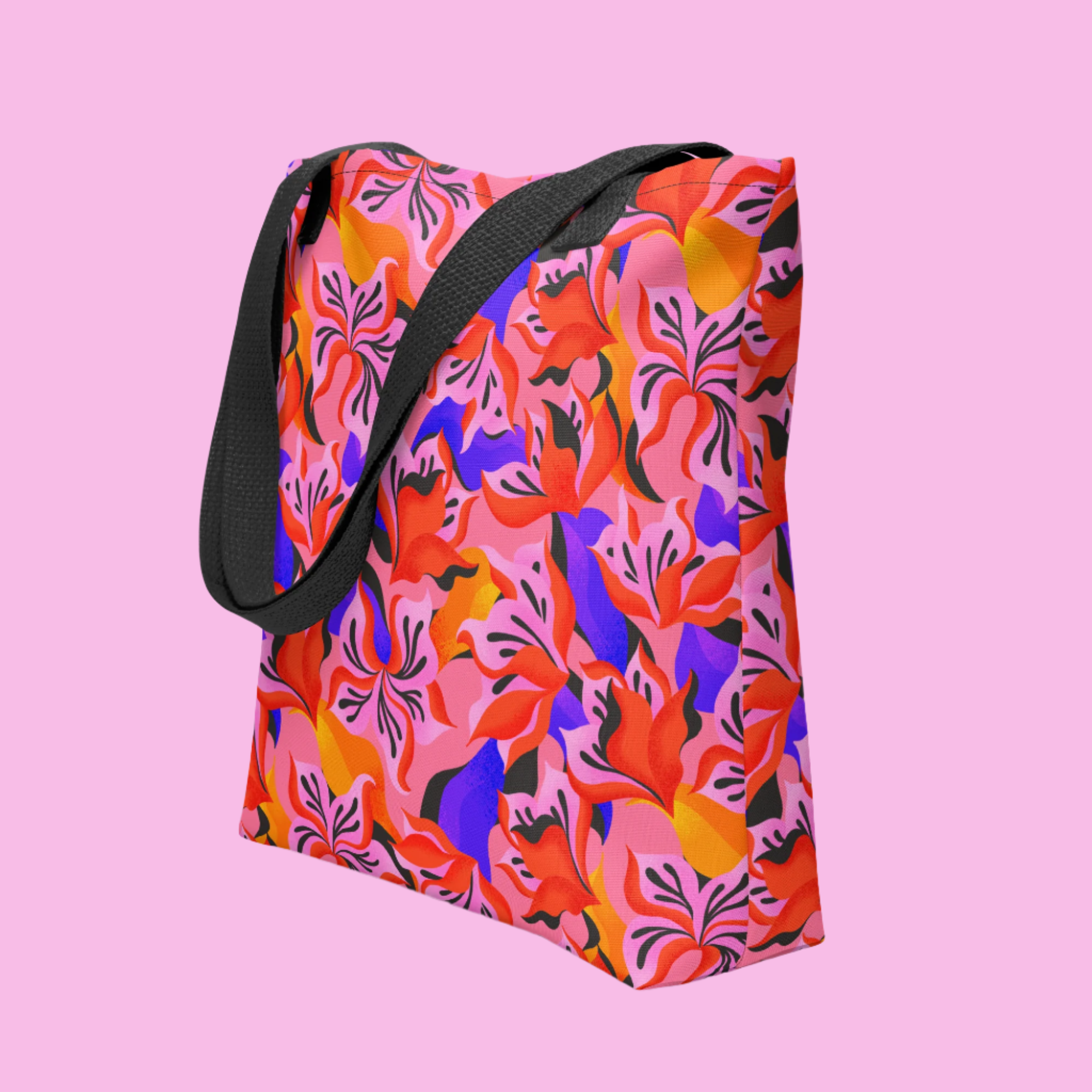 Sunset Florals Tote Bag