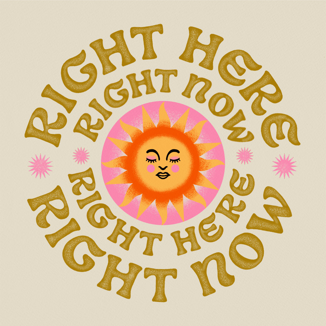 Right Here, Right Now Sticker