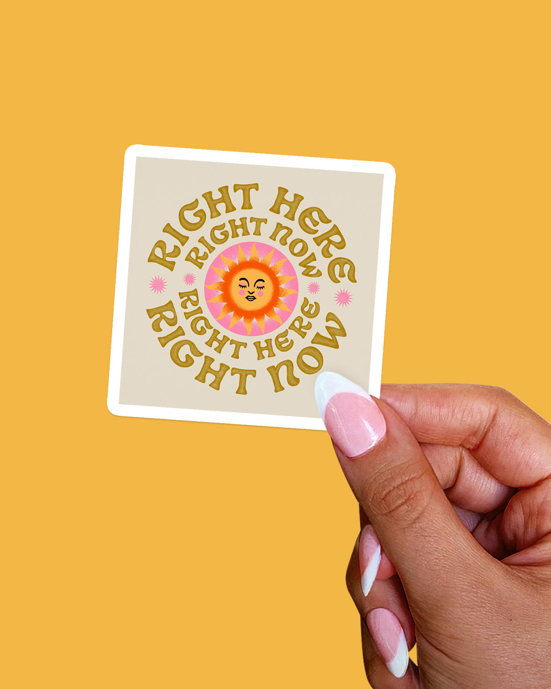Right Here, Right Now Sticker